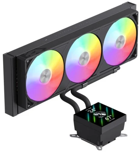 Фото: Система рідинного охолодження Gamemax GLACIER 360 LCD BK № 13 | KTC
