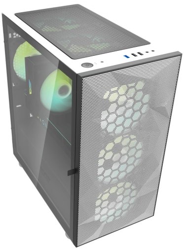 Корпус DARKFLASH DLM21 Mesh White with window (DLM21 MESH WHITE)