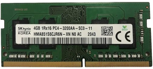 Оперативна пам’ять Hynix DDR4 1x4GB (HMA851S6CJR6N-XNN0)