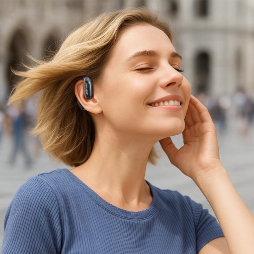 Гарнітура вкладиші Acefast FA005 TWS Bluetooth, Black