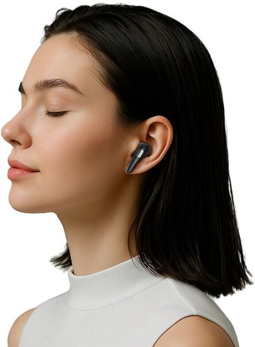 Гарнітура вакуумна Acefast W3 TWS Bluetooth, Black