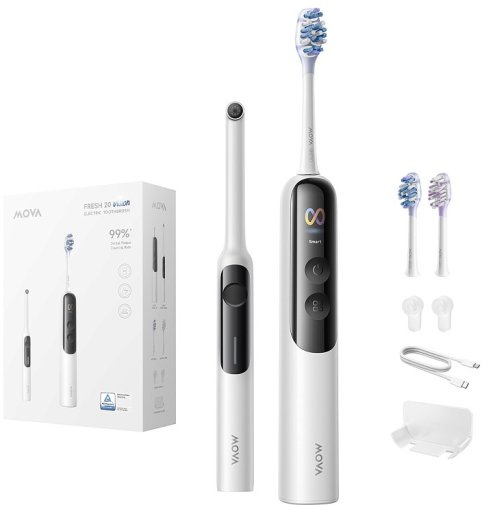 Електрична зубна щітка Mova Fresh 20 Sensus White (ATS25B-WH)