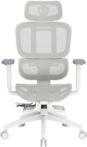 Крісло OfficePro Skyline Footrest OC750 White/Light Gray (OC750-W-LG-LG)