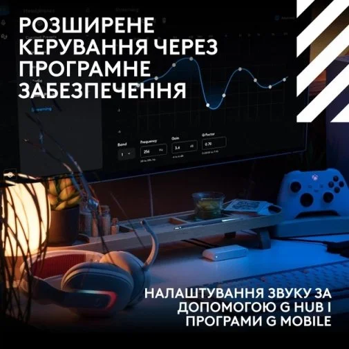 Фото: Гарнітура Logitech G Astro A20 X Lightspeed White (939-002253) № 22 | KTC