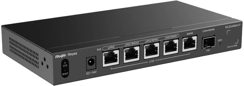 Фото: Маршрутизатор Ruijie Reyee RG-EG406XS-P № 5 | KTC