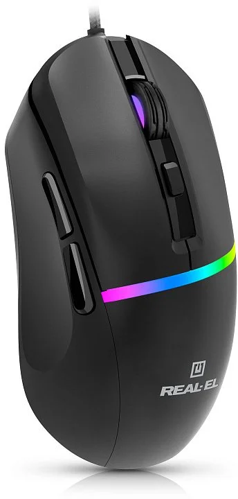 Фото: Миша Real-EL RM-530 USB Black (EL123200053) № 15 | KTC