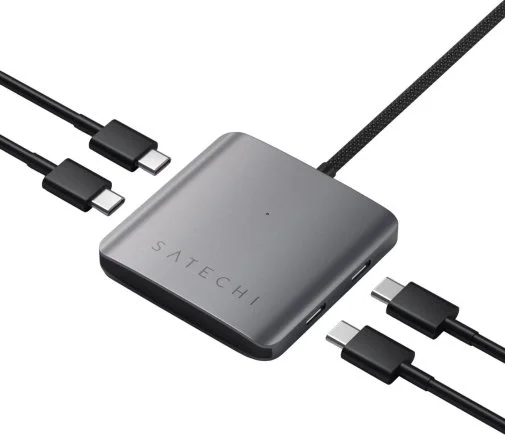 Фото: USB-хаб Satechi 4 ports with PD Space Grey (ST-H4CPDM) № 9 | KTC