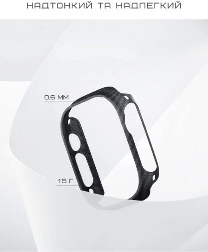 Фото: Чохол Pitaka for Apple Watch 10 42mm - Air Black/Grey № 22 | KTC