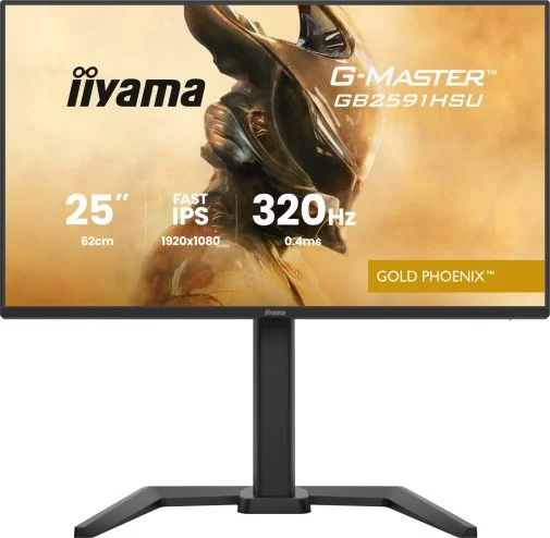 Фото: Монітор iiyama GB2591HSU-B1 Black - 24.5" IPS / 1920×1080 / 360 Гц / Nvidia G-Sync / Pivot / HAS № 23 | KTC