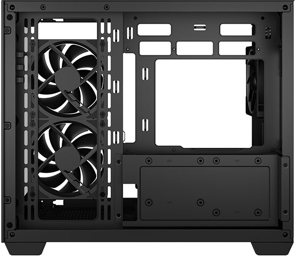 Корпус Deepcool CG330 3F Black with window (R-CG330-BKNGM3-G)
