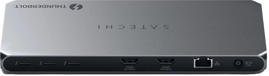 Фото: Док-станція Satechi Thunderbolt 4 Docking with DisplayLink Space Gray (ST-DT4MDM-EU) № 9 | KTC