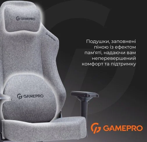 Фото: Крісло GamePro FGC750 Fabric Dark Gray (FGC750DG) № 34 | KTC