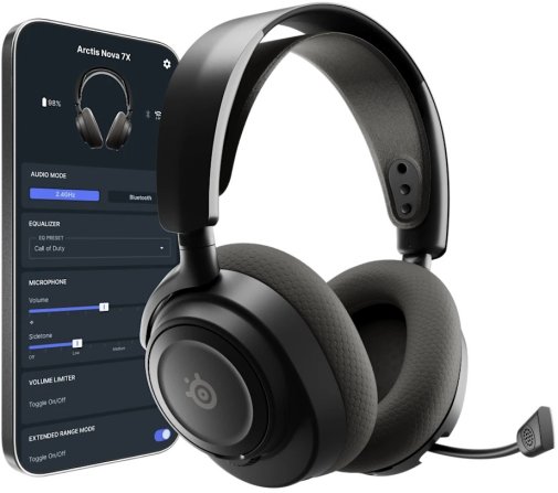 Гарнітура SteelSeries Arctis Nova 7X Gen 2 Wireless Black (61758)