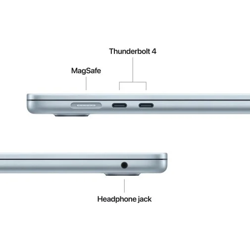 Фото: Ноутбук Apple MacBook Air 15.3 2026 M5 10GPU Sky Blue (MDVQ4) № 15 | KTC