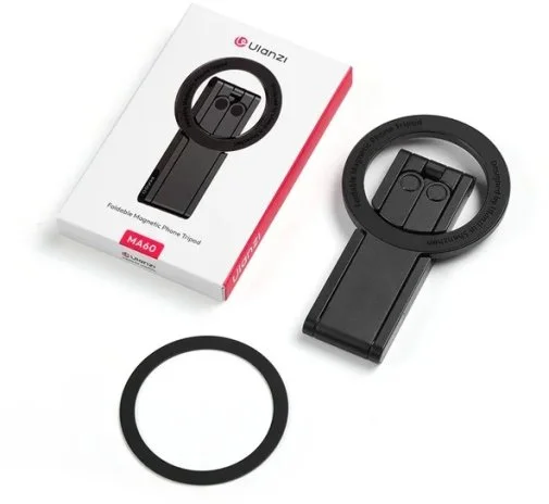 Фото: Універсальний тримач Ulanzi MA60 Foldable Magnetic Phone Tripod Black (S025) № 10 | KTC
