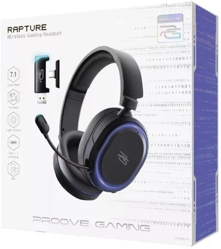 Фото: Гарнітура Proove Gaming Rapture Black (GHRPPP010001) № 14 | KTC