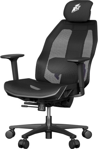 Крісло 1stPlayer Ergo Aero Black/Purple (ERGO-AR-BK)