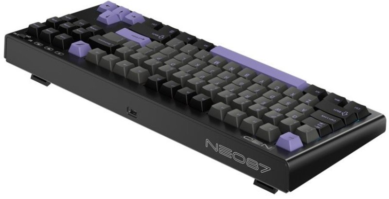 Клавіатура 1stPlayer NEO87 Midnight Violet BSUN Lavender EN/UA WL/USB (NEO87-MV-TLD)