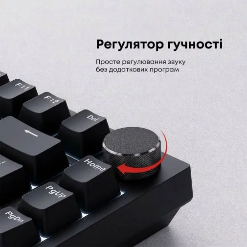 Фото: Клавіатура Ajazz AK820 Red Switch ENG/UKR USB Black (AK820-R-B) № 33 | KTC