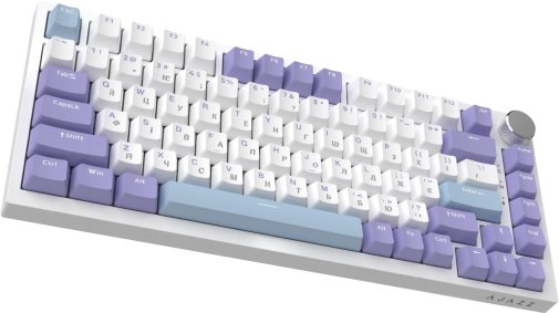 Клавіатура Ajazz AK820 Sea Salt Switch ENG/UKR USB White (AK820-SS-PWB)
