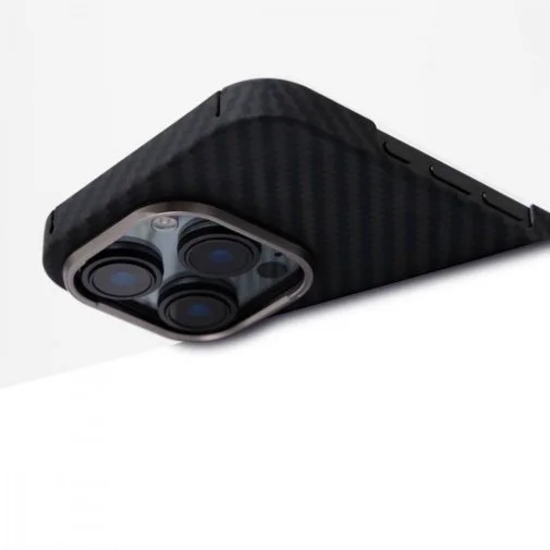 Фото: Чохол Proove for Apple iPhone 16 - Carbon Slim with Magnetic Ring Onyx (PCCSIP160060) № 16 | KTC