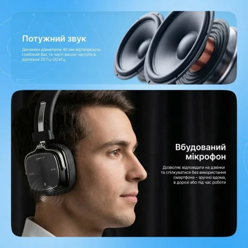 Фото: Навушники Proove 70s Legend APP Black/Silver (HP70L001AP28) № 25 | KTC