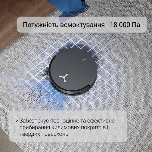 Робот-пилосос ECOVACS DEEBOT X8 Pro Omni Black (X8 Pro Omni BL)