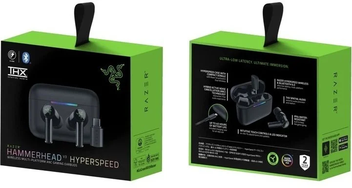Фото: Навушники Razer Hammerhead V3 Hyperspeed (RZ12-05610100-R3G1) № 12 | KTC