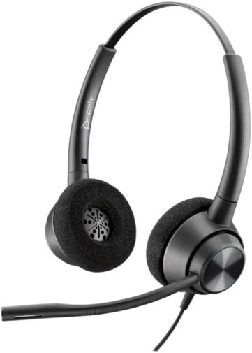 Гарнітура накладна Poly EncorePro 320 USB-A Stereo, Black