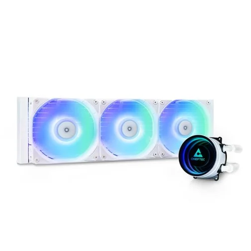 Фото: Система рідинного охолодження Chieftec Iceberg 360 ARGB White (CLC-360-RGB-W) № 11 | KTC