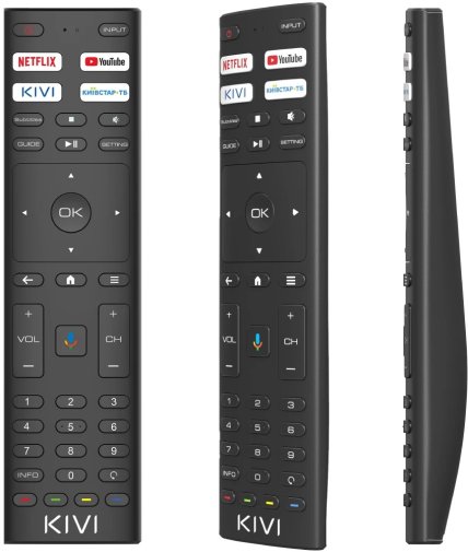 Телевізор QLED Kivi 65U7000MB (Android TV, Wi-Fi, 3840x2160)