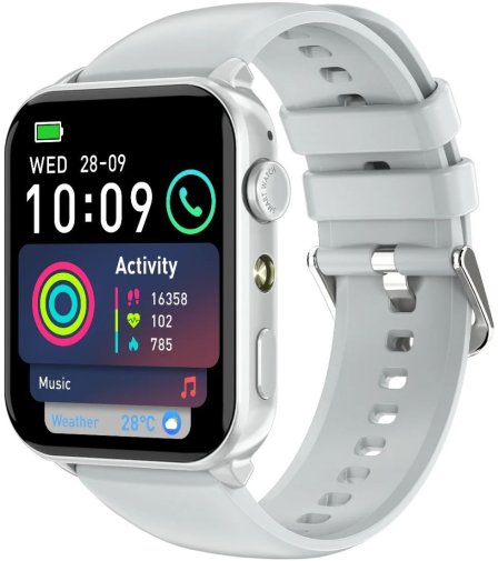 Смарт годинник Blackview R30 Max Silver (6931548323167)