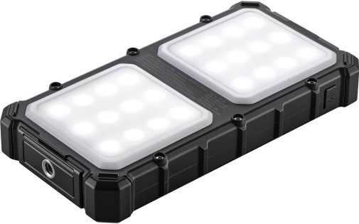 Батарея універсальна Sandberg Solar Powerbank CampLED 10000mAh 22.5W Black (421-23)