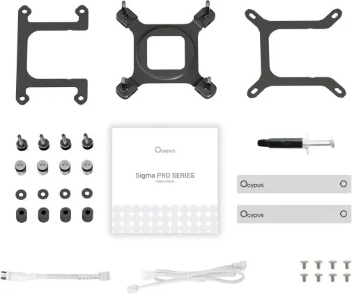 Фото: Система рідинного охолодження Ocypus Sigma L24 Pro WH (SIGMA-L24-WH2ANWL00P-GL) № 15 | KTC