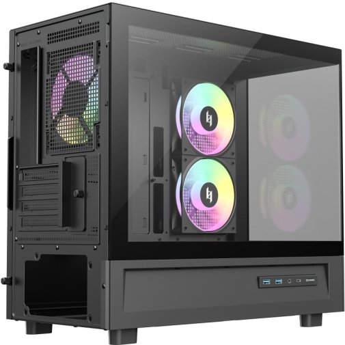 Корпус Gamemax NEX C31 Black with window (NEX C31 BK)