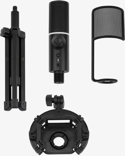 Мікрофон Streamplify MIC-48-RGB-TP Black (SPMC-MZ1C127.11)