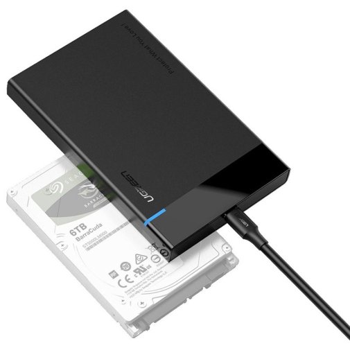 Кишеня зовнішня UGREEN US221 Black (50743)