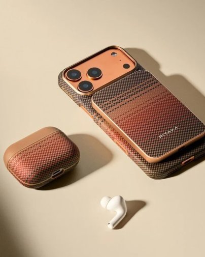 Чохол Pitaka for Airpods Pro 3Gen - Aramid Fiber Magnetic Sunset (APM2502)