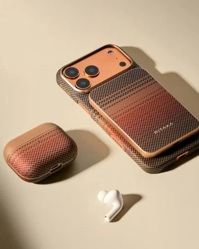 Фото: Чохол Pitaka for Airpods Pro 3Gen - Aramid Fiber Magnetic Sunset (APM2502) № 11 | KTC