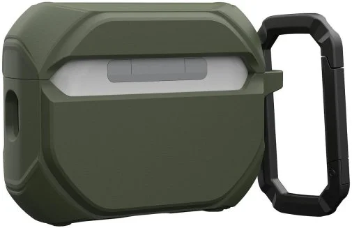 Фото: Чохол UAG for Airpods Pro 3nd Gen 2025 - Monarch with Built-in Phone Stand Olive Drab/Silver (104131117233) № 35 | KTC