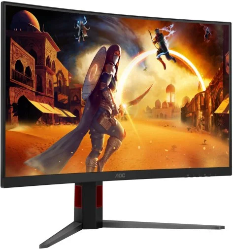 Фото: Монітор AOC C32G4Z Black/Red - 31.5" VA / 1920×1080 / 260 Гц / Adaptive Sync / HAS № 19 | KTC