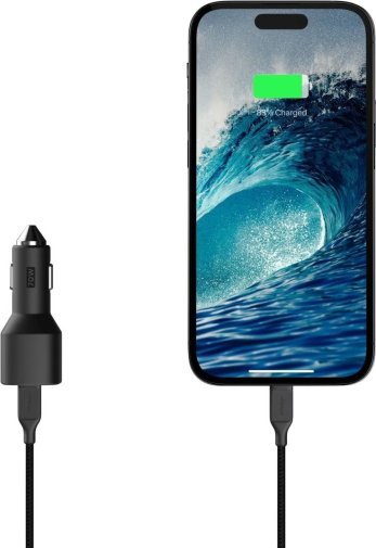 Автомобільний зарядний пристрій Nomad Dual Port 50W Black (NM01895985)