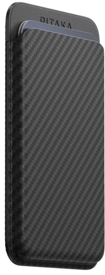 Чохол для пластикових карт Pitaka for iPhone - Magnetic Woven Black/Grey (MWW2401)