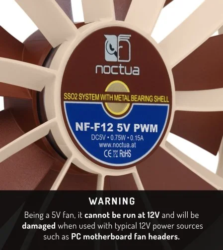 Фото: Кулер Noctua NF-F12 5V PWM № 15 | KTC