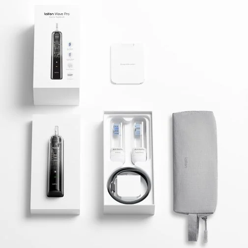 Фото: Електрична зубна щітка Laifen Wawe PRO Transparent Black (1TB92-P-XX-CR-002) № 13 | KTC