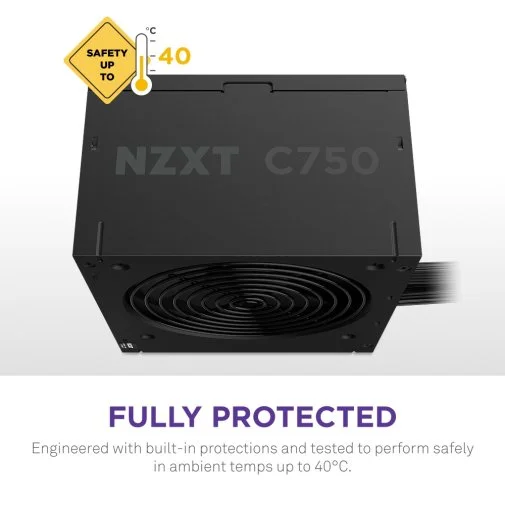 Фото: Блок живлення NZXT 750W C750 Bronze (PA-7B3BB-EU) № 14 | KTC