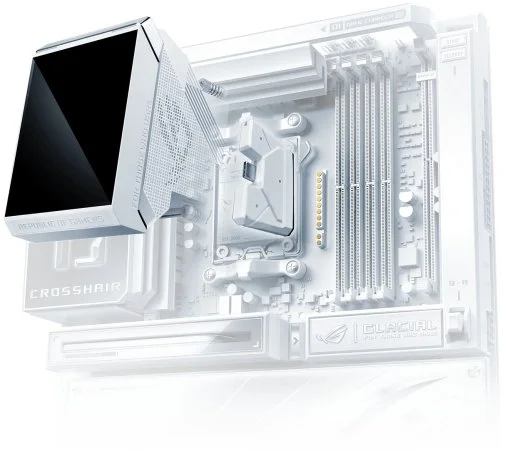 Фото: Система рідинного охолодження ASUS ROG Strix LC IV 360 ARGB LCD White (90RC01M2-B0EAY0) № 21 | KTC