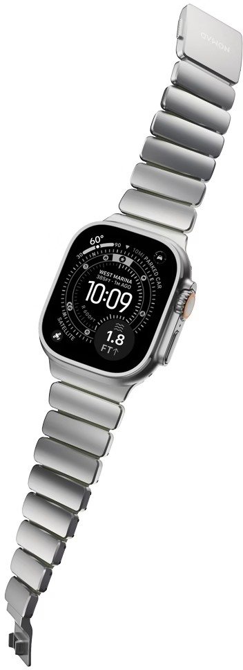 Ремінець Nomad for Apple Watch 46/49mm - Stratos Natural Hardware Forest (NM009568858)