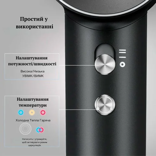 Фото: Фен Laifen Swift Black (LF03-BLS-EU) № 18 | KTC