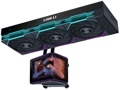 Фото: Система рідинного охолодження Lian-Li Hydroshift II OLED Curved 360 TL (G89.GHS2OLDC36TB.00) № 6 | KTC